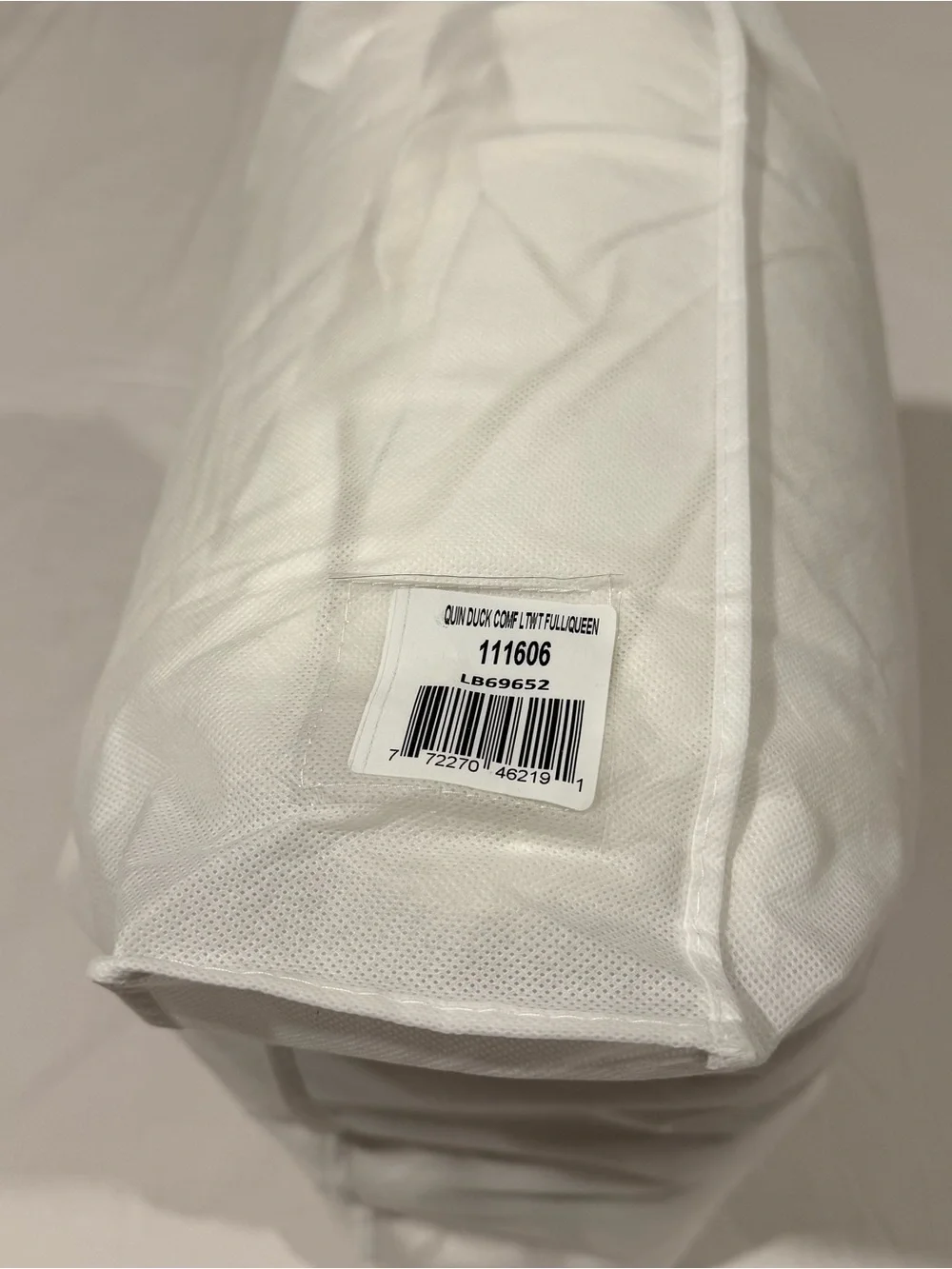 New Quince Premium Duck Down Duvet Insert Comforter Full/Queen Lightweight $184